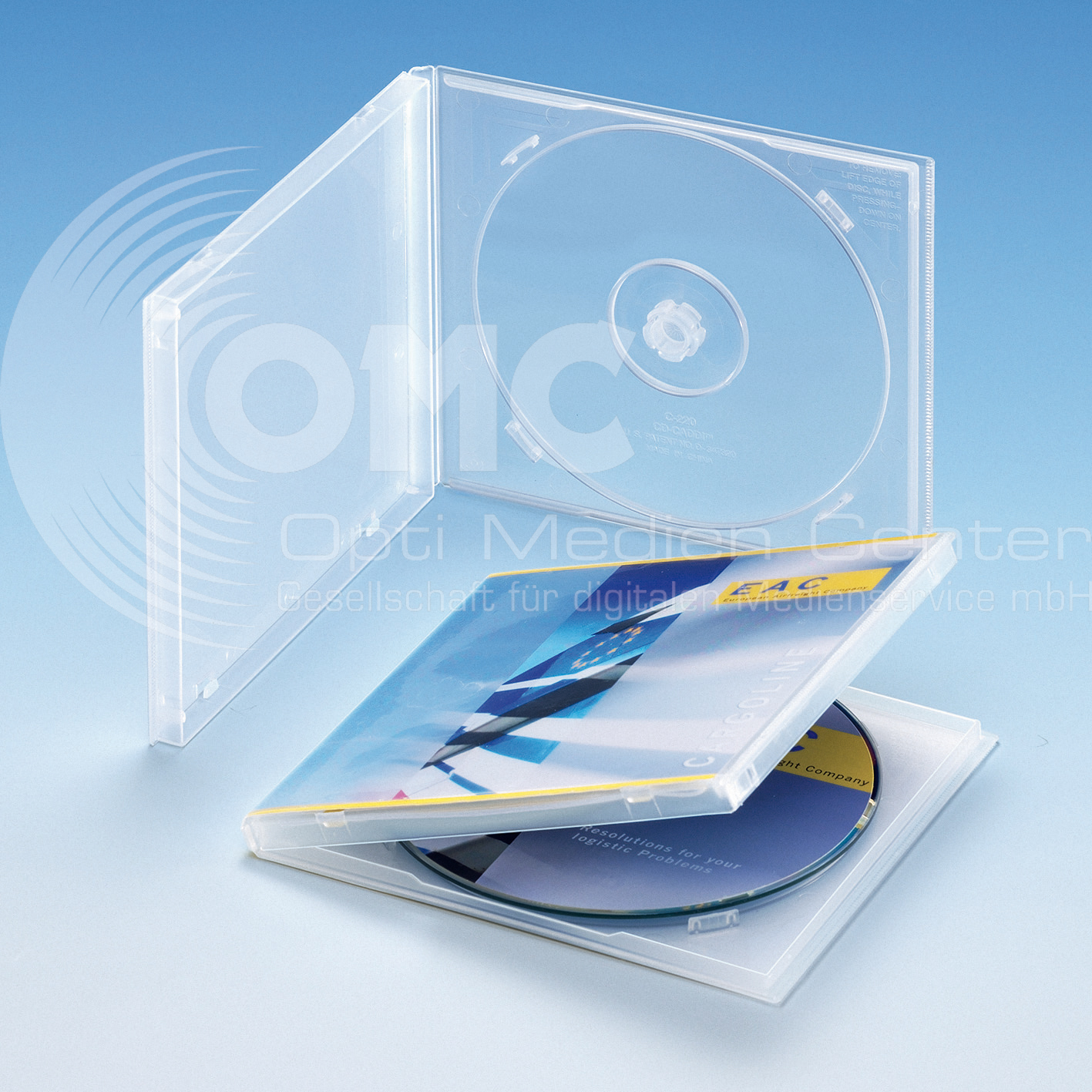 CD/DVD Verleihbox PP, transparent