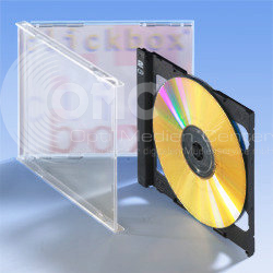 Zwei-CD-Tray, schwarz (SMART-Tray) 
