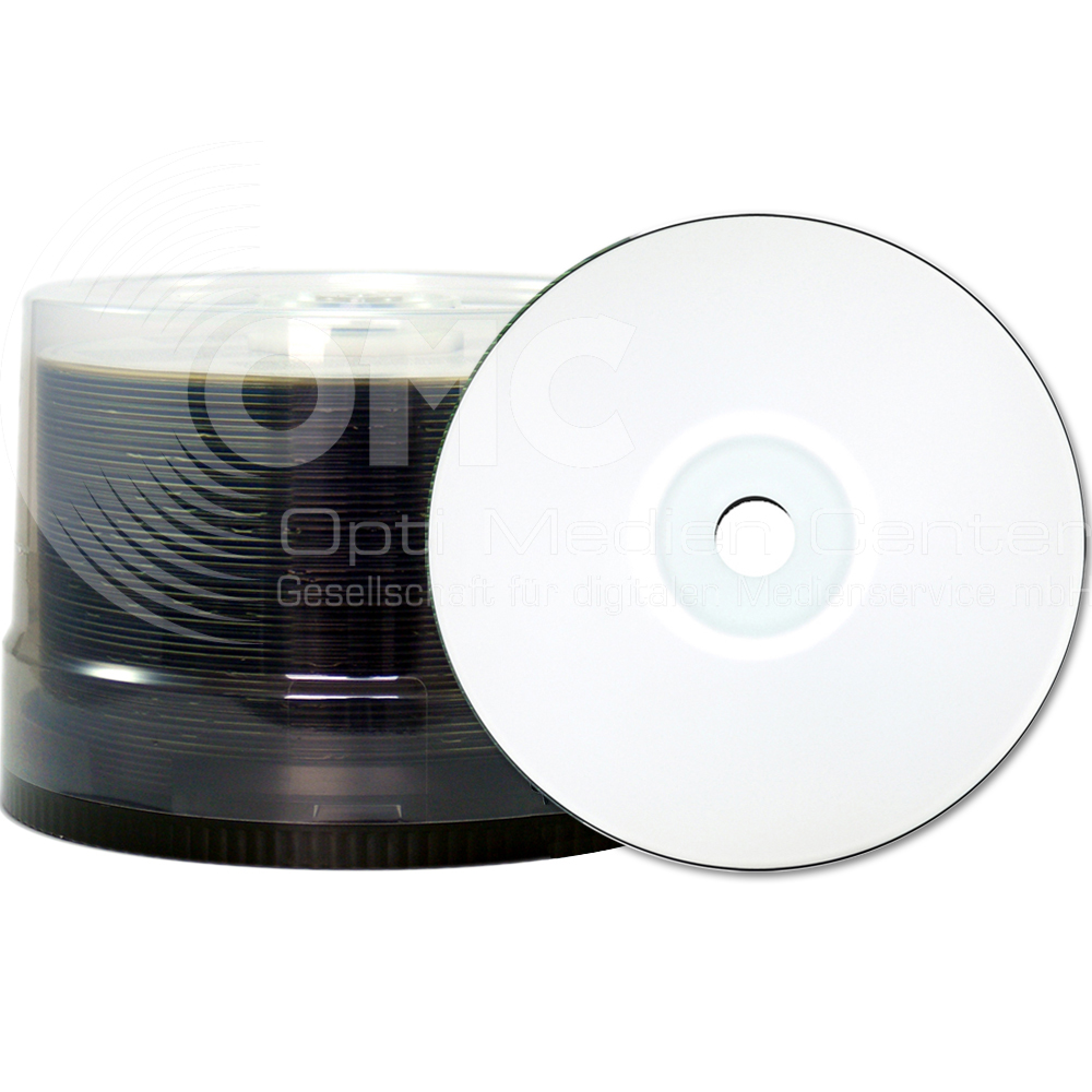 CD-R 80 JVC 48x Inkjet white Full Surface WaterPro 100er Bulk