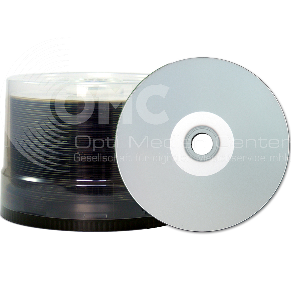 CD-R 80 JVC 48x Inkjet silver Full Surface WaterPro 100er Bulk