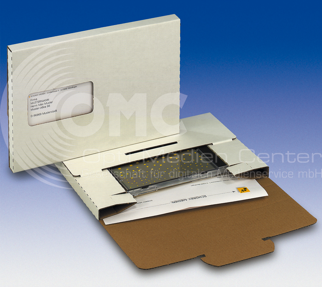 DiscBox CD - DIN lang, Adressfenster links, mit Steckverschluss