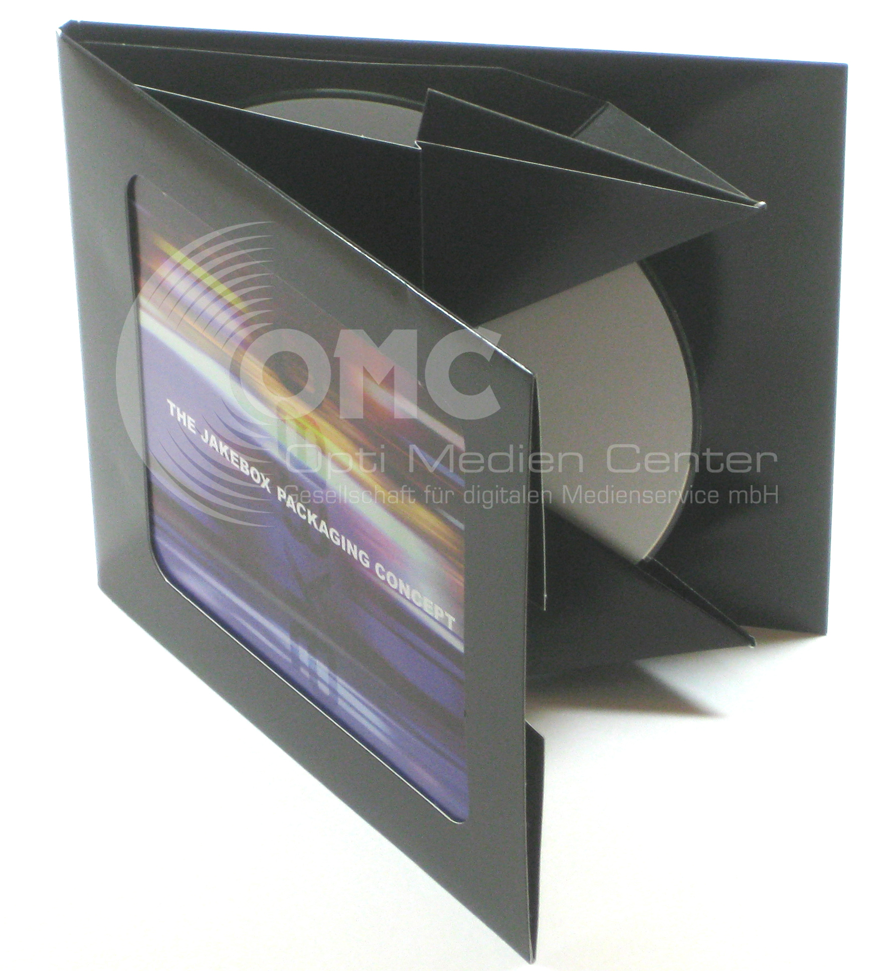 Jakebox CD, schwarz mit Fenster